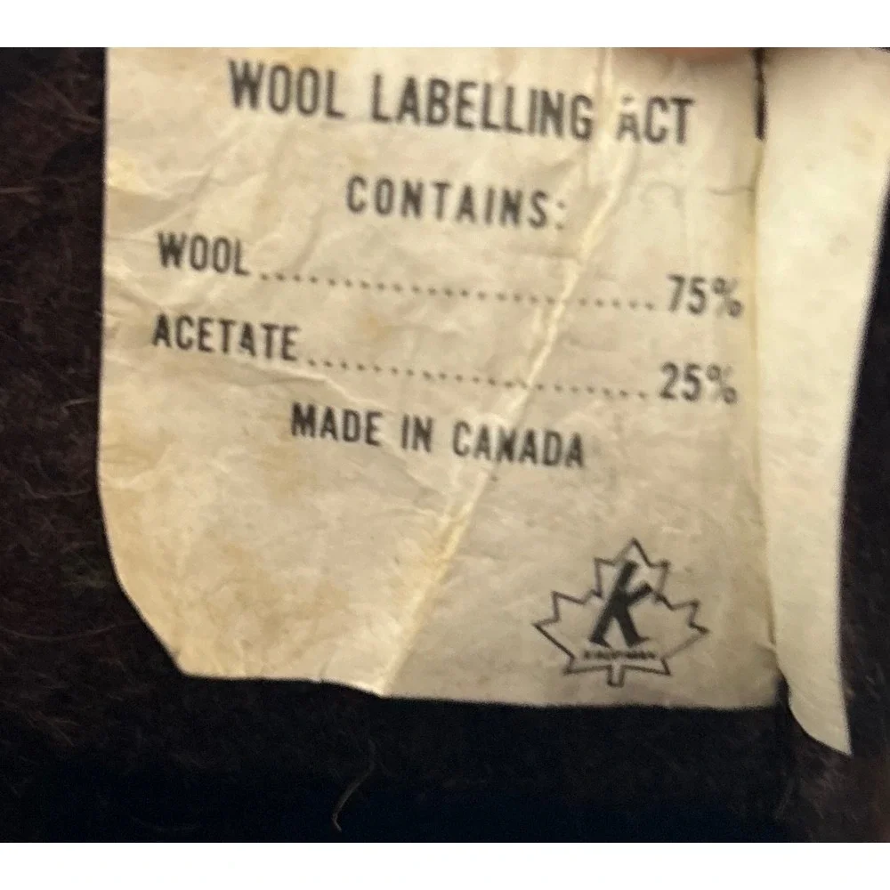 Vintage Sorel Mark X Kaufman Boots Olive Green Wool Liner Vibram Sole Canada 12